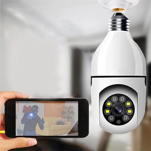 Camara de Seguridad Inteligente Estilo Foco de Luz