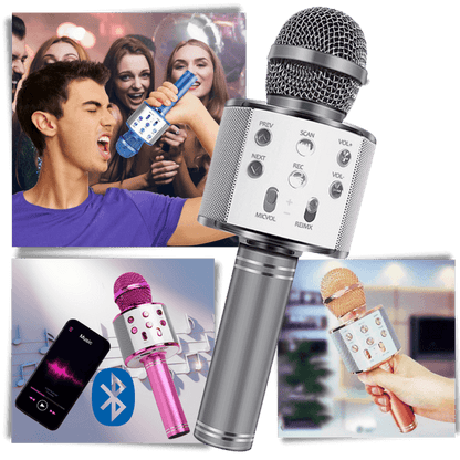 Micrófono de Karaoke Inalámbrico Bluetooth